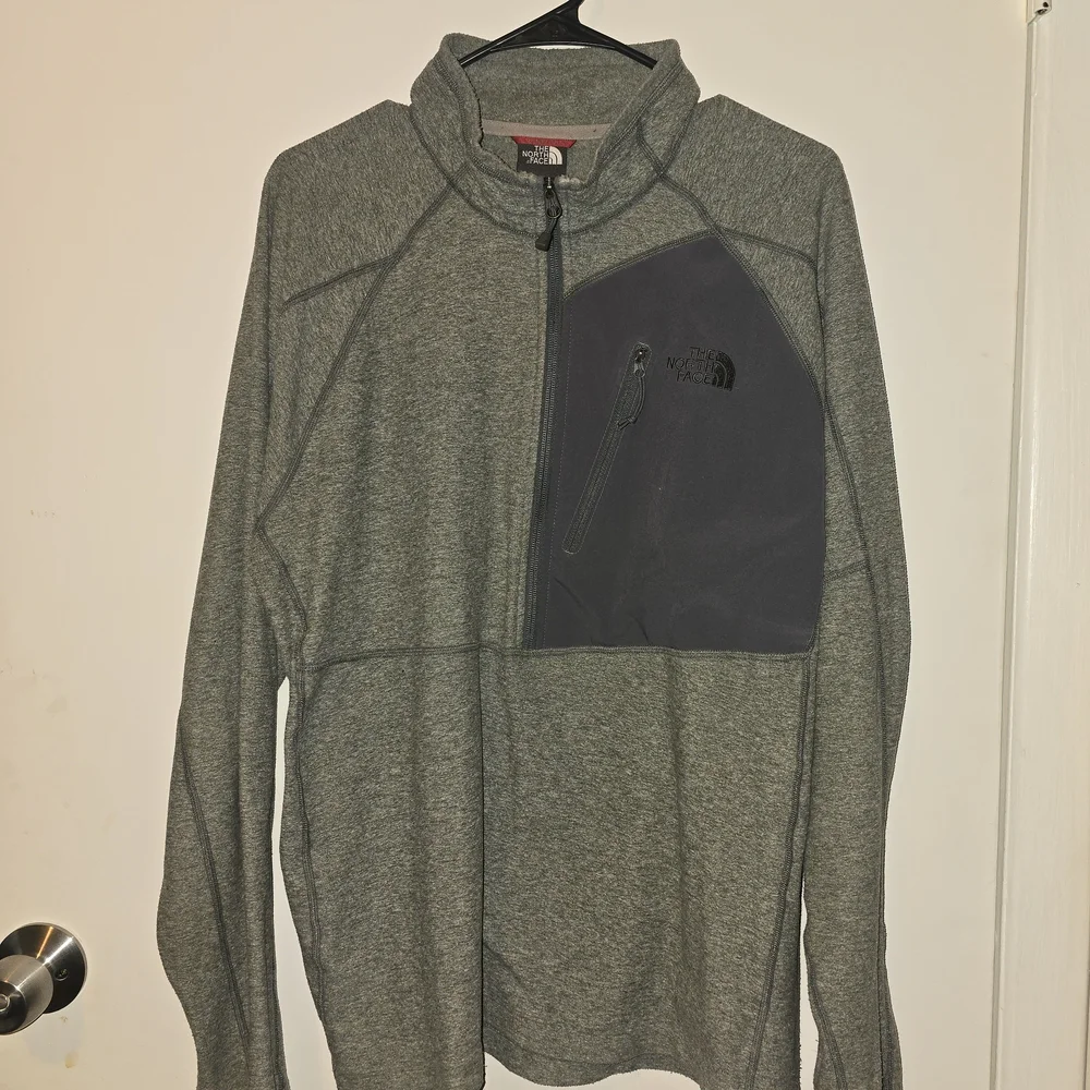 The North Face Gray 1/2 Zip Pullover